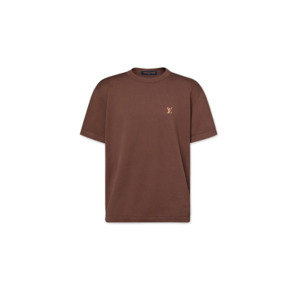 LOUIS VUITTON SHORT-SLEEVED CREWNECK WITH SIGNATURE 1AK715